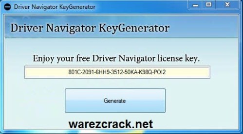 download driver navigator serial number